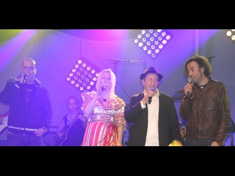 Allaoua, Stina, Idir et Ali Amran au parc floral - AL xir inu