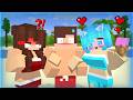 MAIZEN JJ And JJ Sister On The Beach Minecraft Animation JJ JJ Sister Mikey