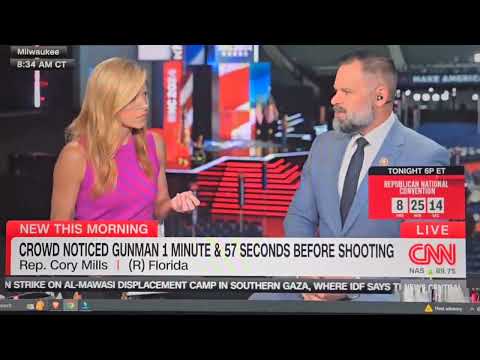  Representative Cory Mills shocks CNN when stating it may have been a conspiracy based on the facts 