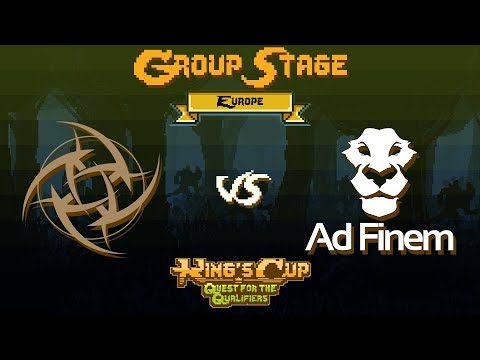 NiP vs Ad Finem Game 1 - MDL Chengdu EU Qualifiers: Group B