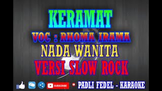 Download lagu KERAMAT SLOW ROCK rhoma irama [ karaoke ] nada cewek mp3