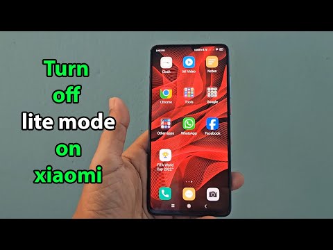 How to turn off lite mode on xiaomi miui 14 13 12