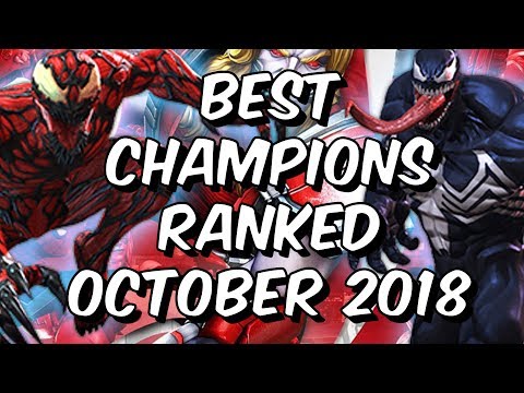 Best Champions Ranked October 2018 - Seatin's Tier List - Marvel Contest Of Champions