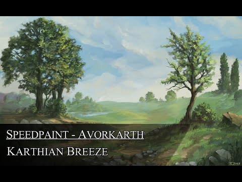 Karthian Breeze - Avorkarth Speedpaint / Concept Art