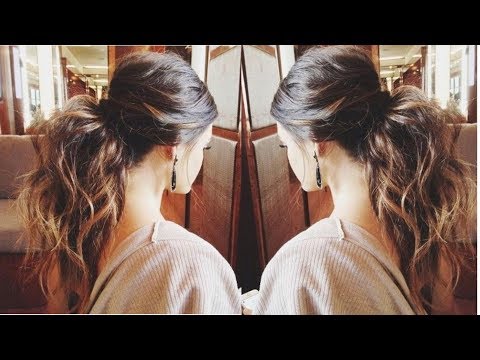 ❤How To: Messy Voluminous Ponytail Tutorial |Textured...