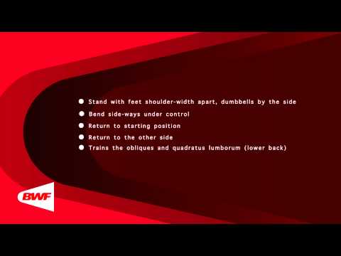 CE2M8V36 Free Weights   Side Bends