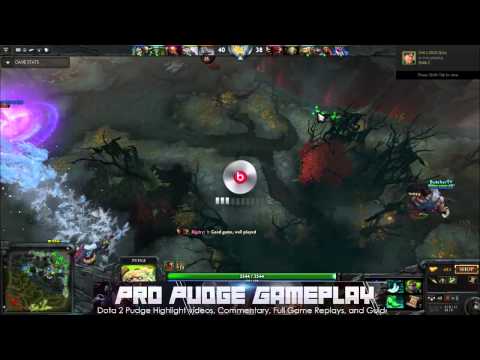 AMAZING PUDGE GAMEPLAY - ButcherTV 5kmmr+ dota 2