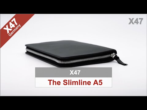 X47 | Slimline RV A5- Organizer with Zipper  (X47-012)
