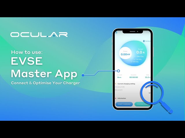 How to use the EVSE master app Image