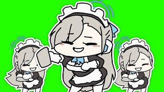 [蔚藍] 明日奈擦綠幕