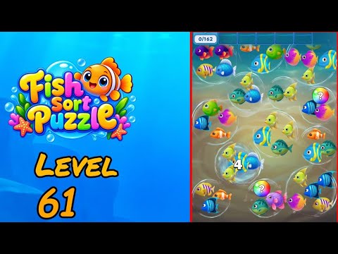 Fish Sort Puzzle Level 61 Walkthrough thumbnail