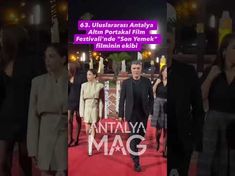 63. Uluslararası Antalya Altın Portakal Film Festivali'nde "Son Yemek" filminin ekibi