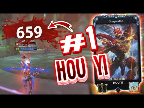 I Watched the NUMBER ONE Hou Yi IN SMITE... He's INSANE!