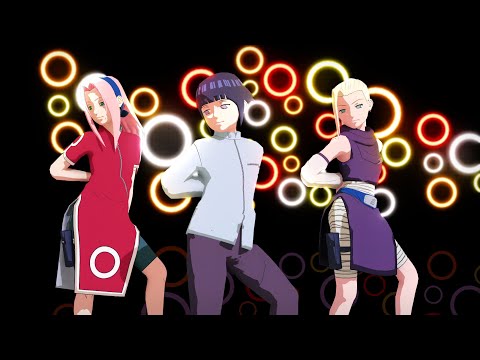 【Naruto MMD/2K/60FPS】AOA - Good Luck - Sakura*HInata*Ino【Motion DL Link】