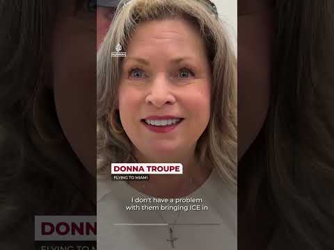 Trump administration deploys ICE agents at airports across US | AJ #shorts