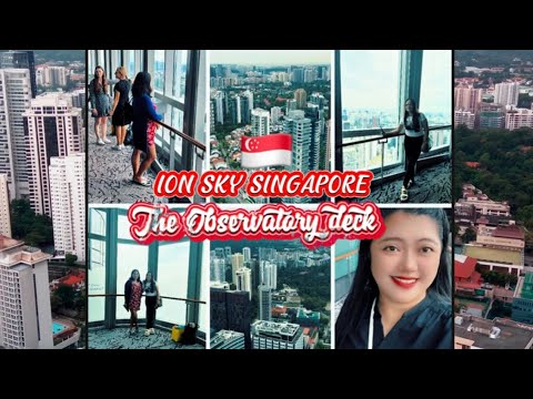 Ion sky Singapore the 360° breathtaking views #asmr #singapore #ionorchard #skyview #fyp #shortsfeed