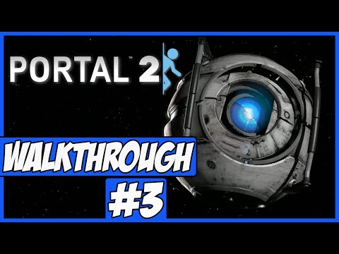 Portal 2 Walkthrough Ep.3 w/Angel - Puzzles Puzzles!