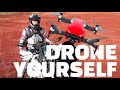 How to drone yourself on a motorcycle. DJI Mavic Air + Tenere 700