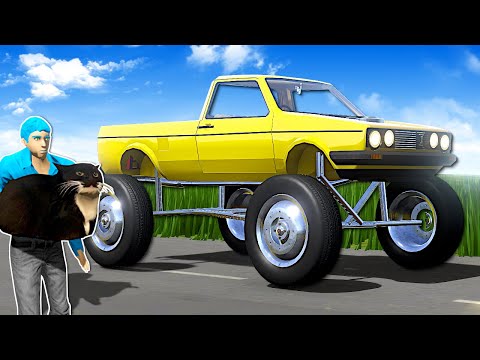 I Built a MONSTER TRUCK! - The Long Drive Gameplay