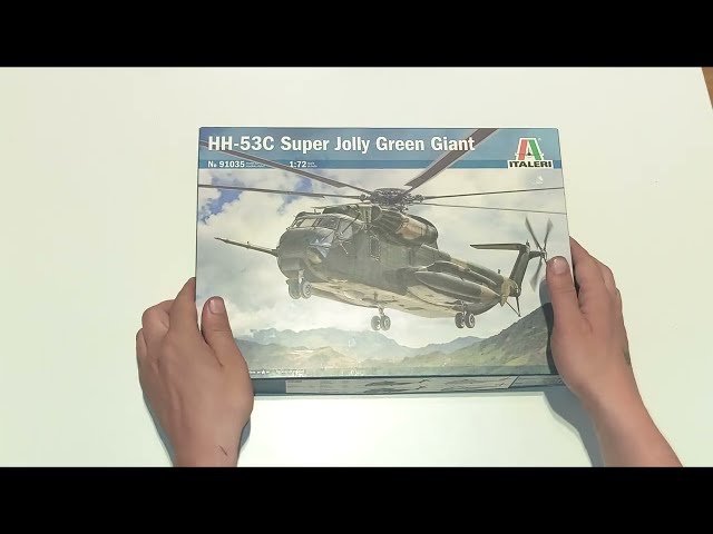 Vídeo relacionado con Italeri 91035 HH-53C Super Jolly Green Giant, escala 1:72, Plastic Model Kit/Modelo de plástico para montar