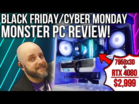 BLACK FRIDAY & CYBER MONDAY DEAL: Skytech Prism III Pre-Built Gaming PC Review (7950X3D RTX 4080)