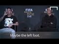 Ronaldo admits he wants Messi left foot