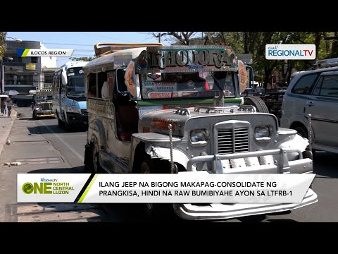 One North Central Luzon: Jeeps na bigong makapag-consolidate ng prangkisa, hindi na raw bumibiyahe