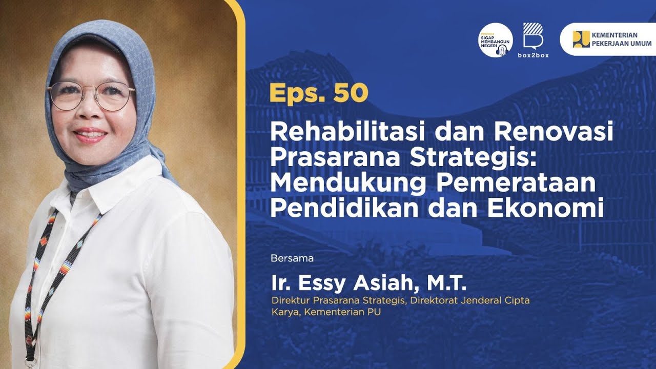 Rehabilitasi & Renovasi Prasarana Strategis: Mendukung Pemerataan Pendidikan&Ekonomi