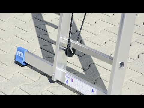 KRAUSE Technik Clip  Die KRAUSE Seilzugleiter