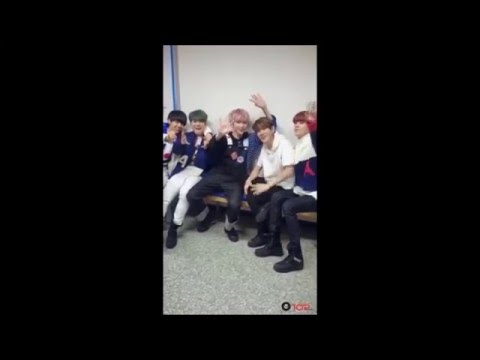 [PT-BR]  U10Seconds 56Sec- Wooshin reporter ao vivo do UP10TION na última apresentação