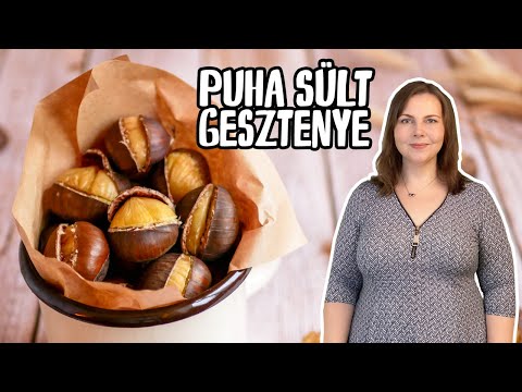 Sült gesztenye sütőben