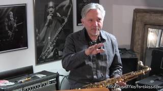 Jerry Bergonzi - Bebop Scale Lesson 1