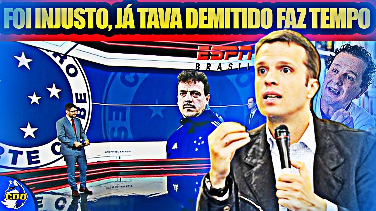 🦊😱 INJUSTIÇA! ESPN pegou PESADO com o CRUZEIRO após SAÍDA de SEABRA, e CHEGADA do DINIZ!