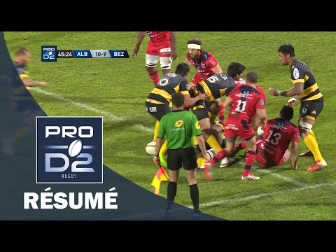 PRO D2 - Résumé Albi-Béziers: 25-23 - J28 - Saison 2016/2017