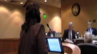 Casper city council/ trying to shut a resident up.