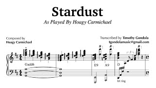 Stardust as played by Hoagy Carmichael himself