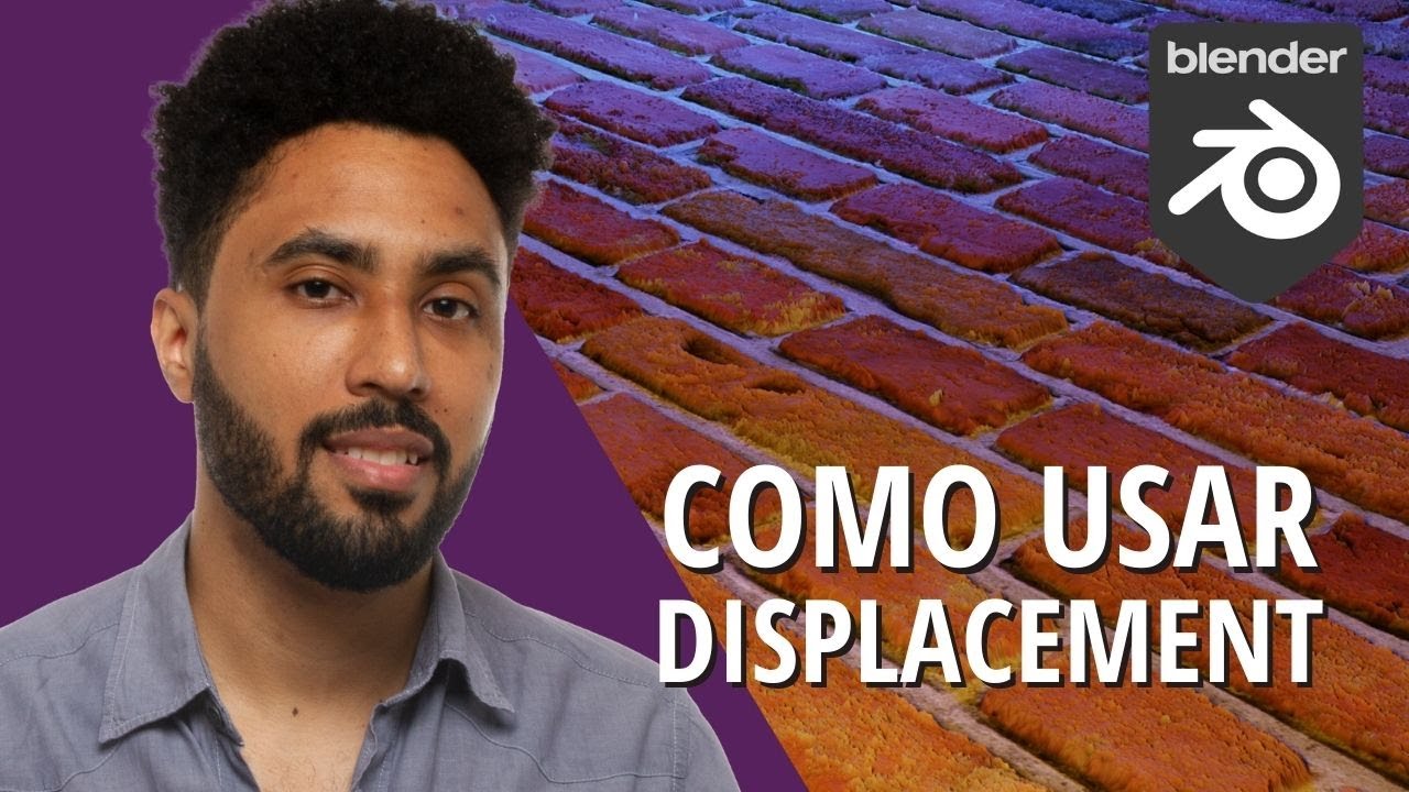 Como usar o DISPLACEMENT | O Básico do Blender #6