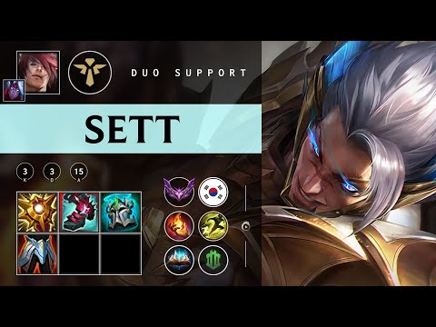 Sett Support vs Rakan - KR Master Patch 25.22
