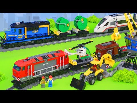 LEGO City Zug, Spielzeugautos, Bagger, Lastwagen & Kran