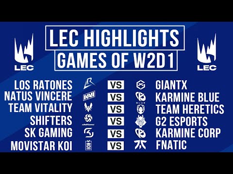 LEC Highlights ALL GAMES Week 2 Day 1 | LEC 2026 Versus