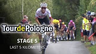 Tour de Pologne 2026 - Stage 5 Last 5 Kilometers - WTF is this crazy steep climb