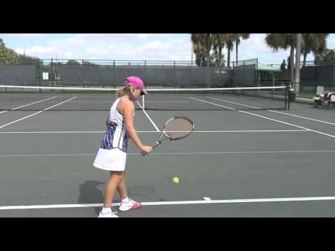 Lara S. tennis practice 201311