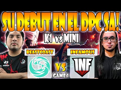 BEASTCOAST VS INFAMOUS BO3[GAME 1] K1 HECTOR, SCOFIELD VS 4DR - DPC SA 2023 TOUR 2:DIVISION 1 - DOTA