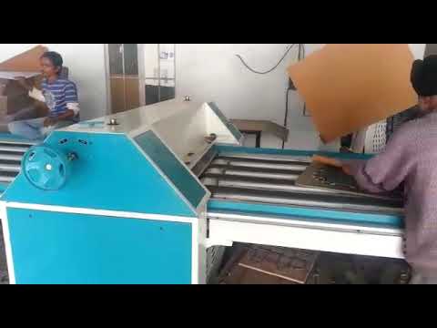 Semi Automatic Flat Bed Die Cut Punching Machine