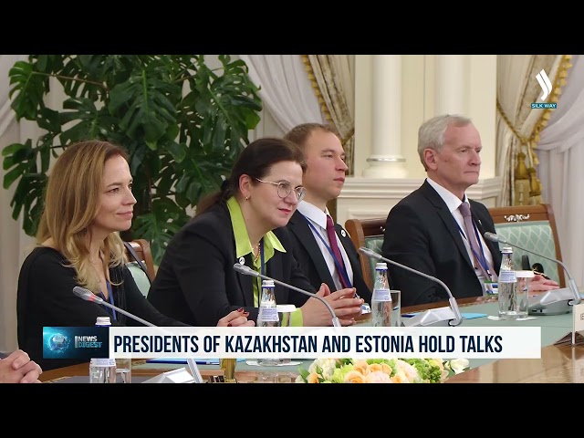 Казакстандын жана Эстониянын президенттери сүйлөшүүлөрдү өткөрдү