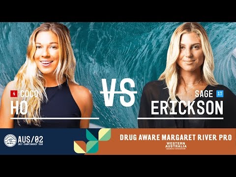 Coco Ho vs. Sage Erickson - Round Four, Heat 1 - Drug Aware Margaret River Pro 2017 (W)