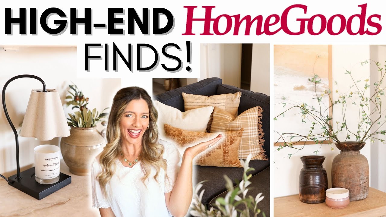 *NEW* HOMEGOODS DECOR || STYLING NEW DECOR || HOW TO ACHIEVE A DESIGNER LOOK FOR LESS | SPRING DECOR