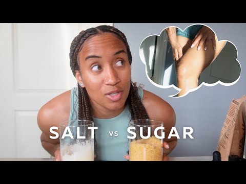 DIY Body Scrub for Glowing Skin | Salt vs Sugar Scrub