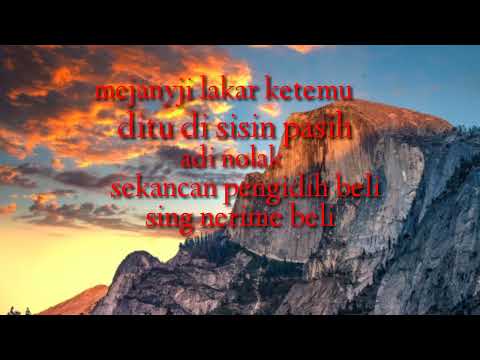 karaoke tebek dui lagu bali