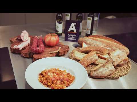 Migas a la aragonesa. Recetas con Aragón Alimentos Nobles y la Asociación de Cocineros de Aragón